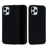 Husa protectie compatibila cu Apple iPhone 11 Pro Liquid Silicone Case Negru - vivimall.ro