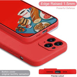 Husa protectie compatibila cu Apple iPhone 11 Pro Liquid Silicone Case Rosu - vivimall.ro