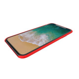 Husa protectie compatibila cu Apple iPhone X/XS Liquid Silicone Case Rosu - vivimall.ro