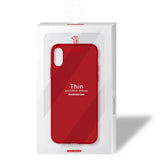 Husa protectie compatibila cu Apple iPhone X/XS Liquid Silicone Case Rosu - vivimall.ro