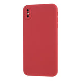 Husa protectie compatibila cu Apple iPhone X/XS Liquid Silicone Case Rosu - vivimall.ro