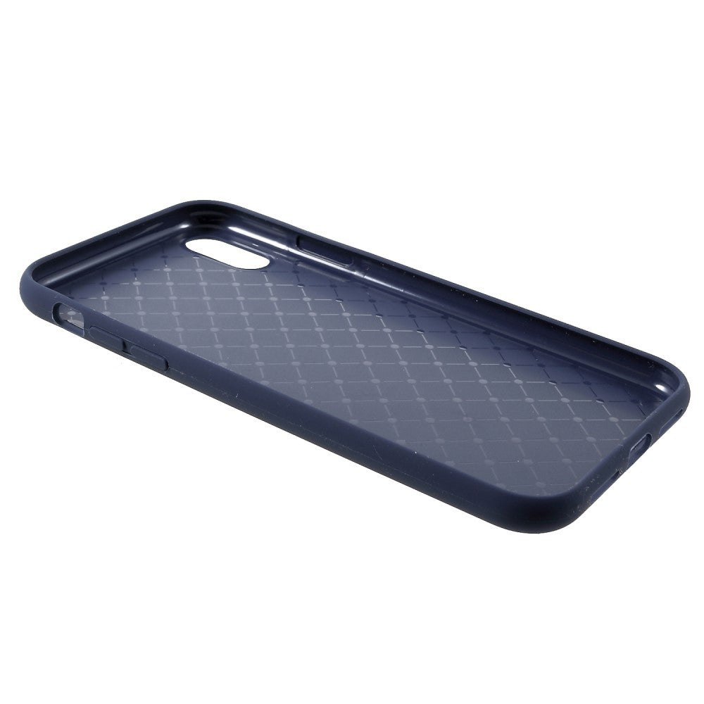 Husa protectie compatibila cu Apple iPhone XR Liquid Silicone Case Albastru inchis - vivimall.ro