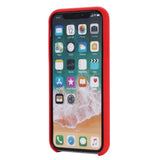 Husa protectie compatibila cu Apple iPhone XR Liquid Silicone Case Rosu - vivimall.ro