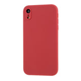 Husa protectie compatibila cu Apple iPhone XR Liquid Silicone Case Rosu - vivimall.ro