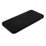 Husa protectie compatibila cu Apple iPhone XS Liquid Silicone Case Negru - vivimall.ro