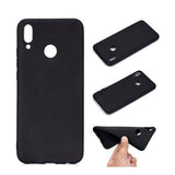 Husa protectie compatibila cu Huawei P Smart Z Liquid Silicone Case Negru - vivimall.ro