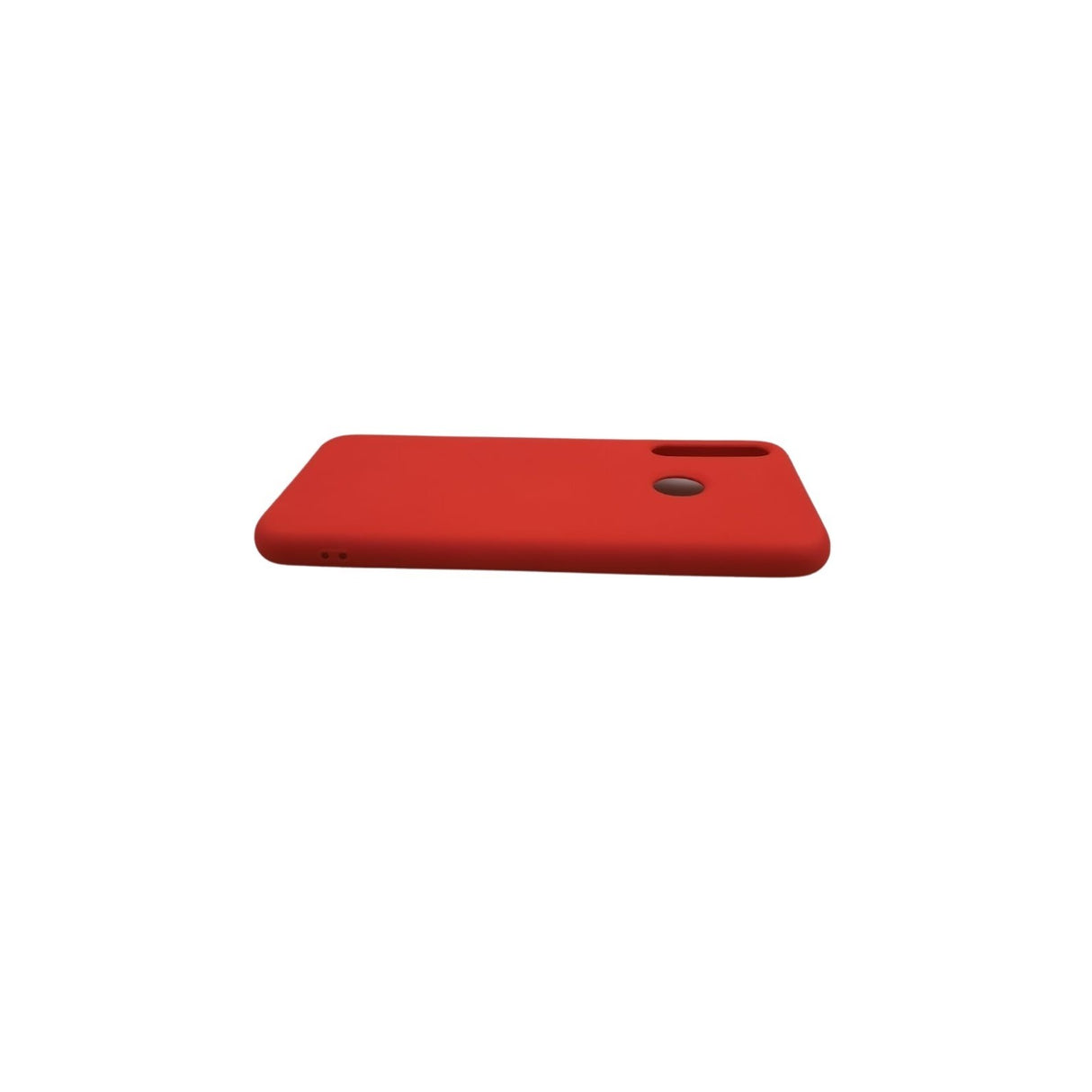 Husa protectie compatibila cu Huawei P40 Lite E Liquid Silicone Case Rosu - vivimall.ro