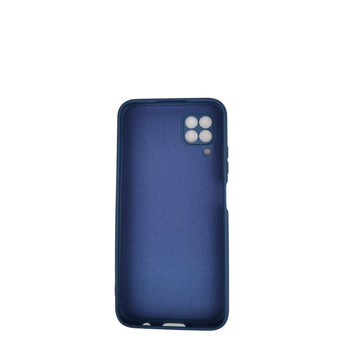 Husa protectie compatibila cu Huawei P40 Lite Liquid Silicone Case Albastru inchis - vivimall.ro