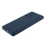 Husa protectie compatibila cu Huawei P40 Pro Liquid Silicone Case Albastru inchis - vivimall.ro