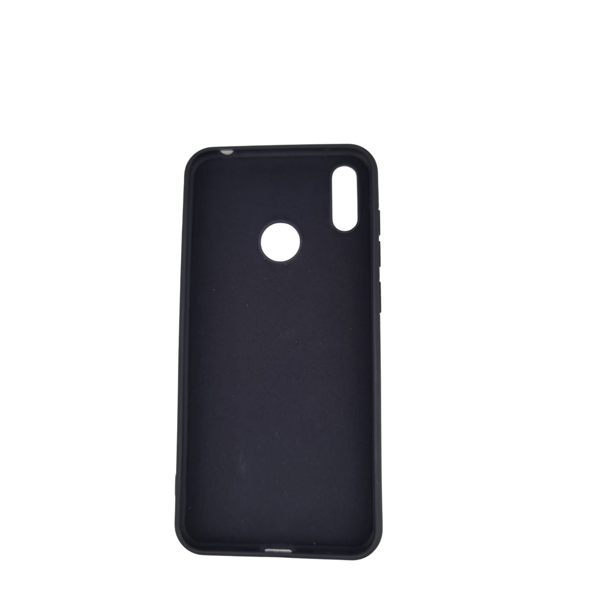 Husa protectie compatibila cu Huawei Y7 2019 Liquid Silicone Case Negru - vivimall.ro