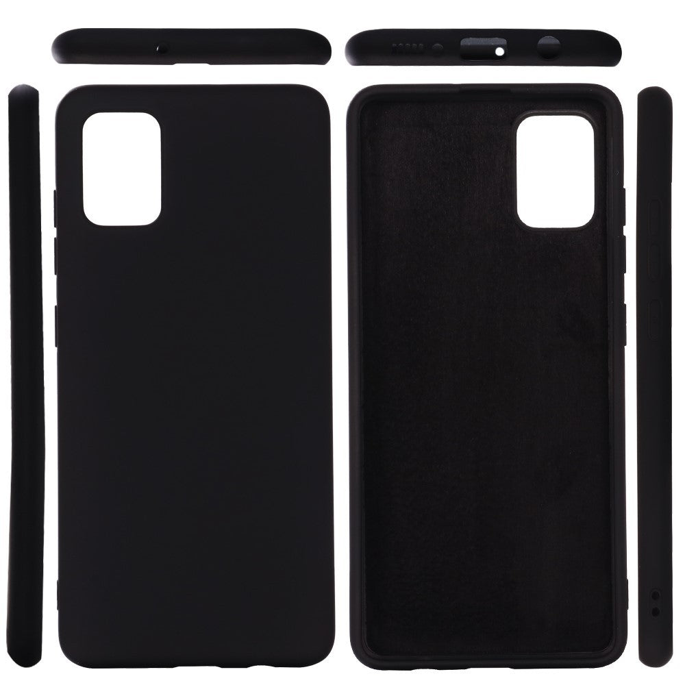 Husa protectie compatibila cu Samsung A71 Liquid Silicone Case Rosu - vivimall.ro
