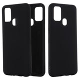 Husa protectie compatibila cu Samsung Galaxy A21S Liquid Silicone Case Negru - vivimall.ro