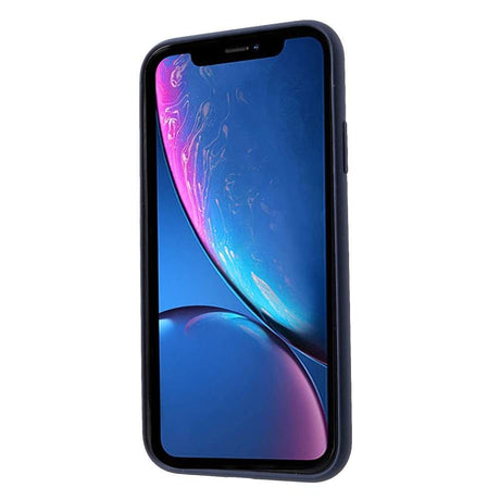 Husă silicon lichid Samsung S10e albastru închis, detaliu lateral stânga cu butoane