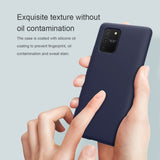 Husa protectie compatibila cu Samsung S10 Lite Liquid Silicone Case Albastru inchis - vivimall.ro