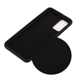 Husa protectie compatibila cu Samsung S20 Liquid Silicone Case Negru - vivimall.ro