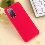 Husa protectie compatibila cu Samsung S20 Liquid Silicone Case Rosu - vivimall.ro