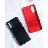 Husa protectie compatibila cu Samsung S20 Plus Liquid Silicone Case Negru - vivimall.ro