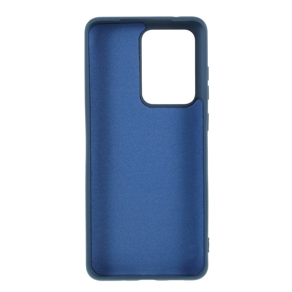 Husa protectie compatibila cu Samsung S20 Ultra Liquid Silicone Case Albastru inchis - vivimall.ro
