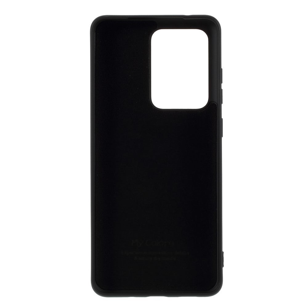 Husa protectie compatibila cu Samsung S20 Ultra Liquid Silicone Case Negru - vivimall.ro