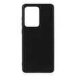 Husă silicon lichid Samsung Galaxy S20 Ultra negru, vedere frontală, model Liquid Silicone Case