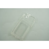 Husa protectie cu suport card compatibila cu Samsung A32 5G Transparent - vivimall.ro