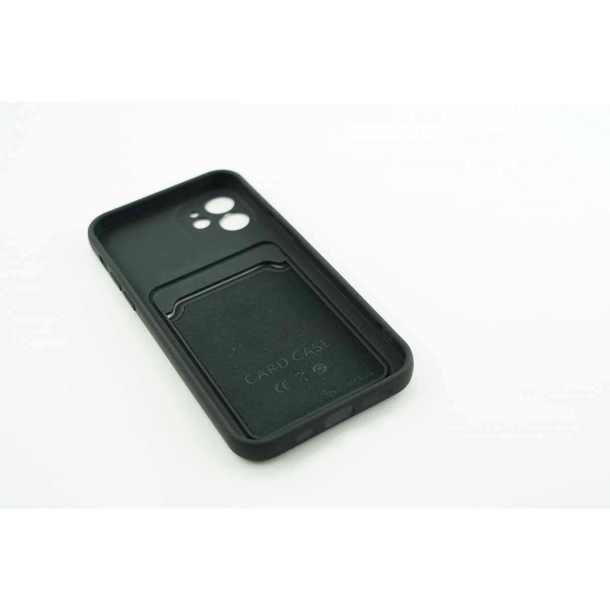 Husa protectie cu suport card compatibila cu Samsung A72 Negru - vivimall.ro