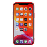 Husa protectie Flippy compatibila cu Apple iPhone 11 Liquid Silicone Case Rosu - vivimall.ro