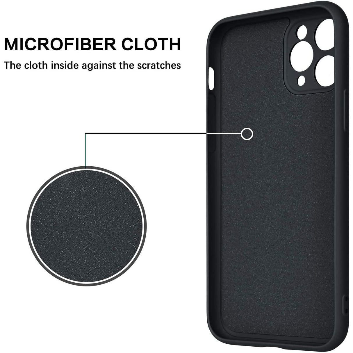 Husa protectie Flippy compatibila cu Apple iPhone 11 Pro Liquid Silicone Ring cu suport rotativ Negru - vivimall.ro