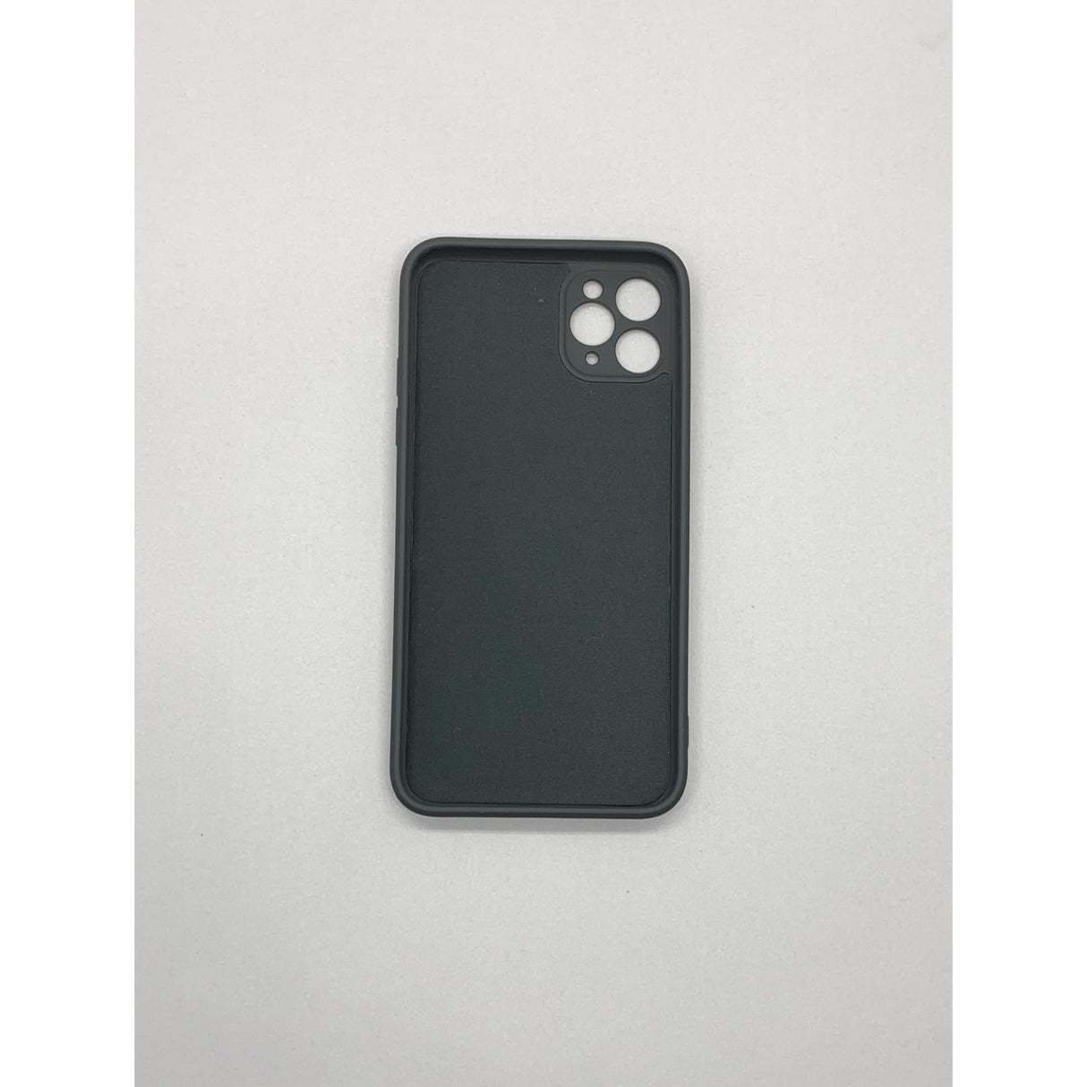 Husa protectie Flippy compatibila cu Apple iPhone 11 Pro Max Liquid Silicone Ring cu suport rotativ Negru - vivimall.ro