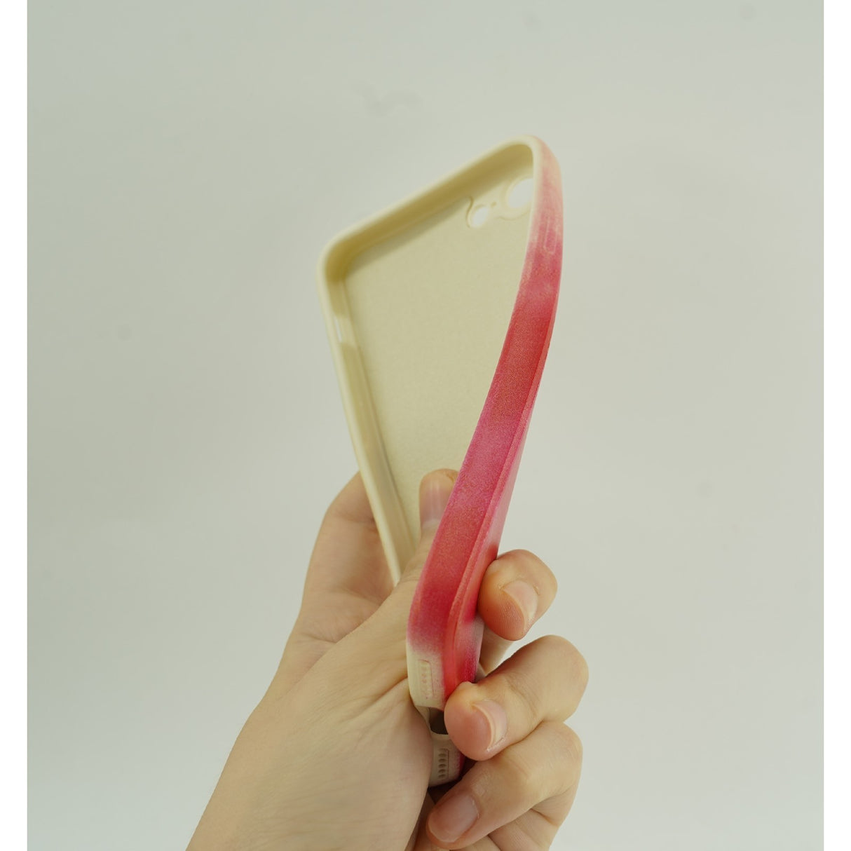 Husa protectie Flippy compatibila cu Apple iPhone 11 Pro Tpu Ombre, Roz/Galben - vivimall.ro