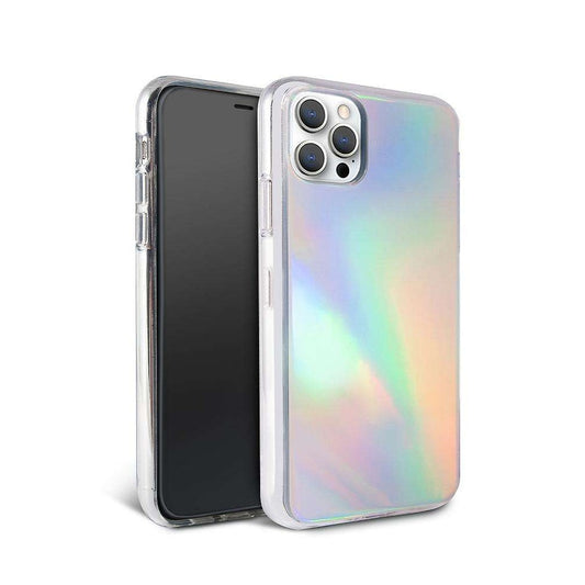 Husa protectie Vivimall compatibila cu Apple iPhone 12/12 Pro Laser Gradient Case Cameleon - vivimall.ro