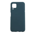 Husă iPhone 12 și 12 Pro din TPU mat albastru închis, vedere frontală, design subțire anti-amprentă