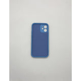 Husa protectie Flippy compatibila cu Apple iPhone 12 Liquid Silicone Ring cu suport rotativ Albastru - vivimall.ro