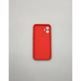Husa protectie Flippy compatibila cu Apple iPhone 12 Liquid Silicone Ring cu suport rotativ Rosu - vivimall.ro
