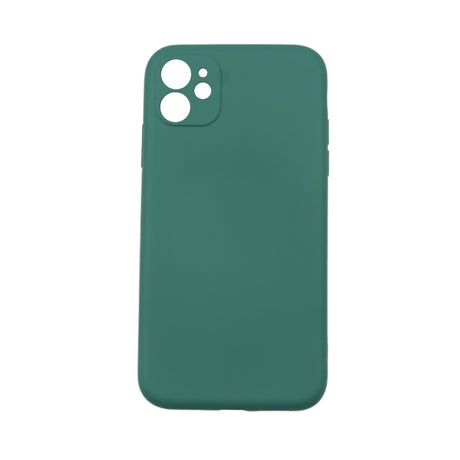 Husa protectie Flippy compatibila cu Apple iPhone 12 Mini Liquid Silicone Case Verde - vivimall.ro