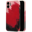 Husa protectie Vivimall compatibila cu Apple iPhone 12 Mini Tpu Ombre, Negru/Mov/Roz - vivimall.ro