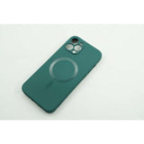 Husa protectie Flippy compatibila cu Apple iPhone 12 Pro Max Mag Safe Silicone Verde - vivimall.ro
