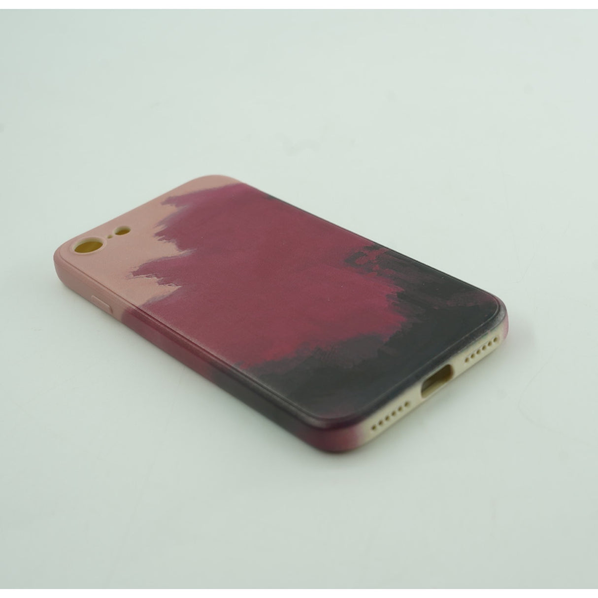 Husa protectie Flippy compatibila cu Apple iPhone 12 Pro Max Tpu Ombre, Negru/Roz/Mov - vivimall.ro