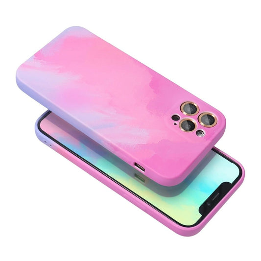 Husa protectie Vivimall compatibila cu Apple iPhone 12 Pro Max Tpu Ombre, Roz/Mov - vivimall.ro