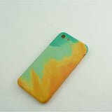 Husa protectie Flippy compatibila cu Apple iPhone 12 Pro Max Tpu Ombre, Verde/Portocaliu - vivimall.ro