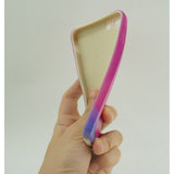 Husa protectie Flippy compatibila cu Apple iPhone 12 Pro Tpu Ombre, Roz/Mov - vivimall.ro