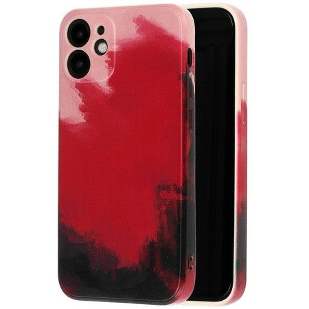 Husa protectie Flippy compatibila cu Apple iPhone 12 Pro Tpu Ombre, Roz/Mov/Negru - vivimall.ro