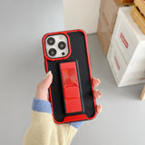 Husa protectie Flippy compatibila cu Apple iPhone 13 Defender Model 5 cu suport,Rosu - vivimall.ro