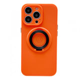 Husa protectie Flippy compatibila cu Apple iPhone 13 Mag Safe Silicone Portocaliu - vivimall.ro