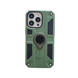 Husa protectie Flippy compatibila cu Apple iPhone 13 Mini Defender Model 5 cu suport,Verde - vivimall.ro