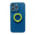 Husa protectie Vivimall compatibila cu Apple iPhone 13 Mini Mag Safe Silicone Albastru - vivimall.ro
