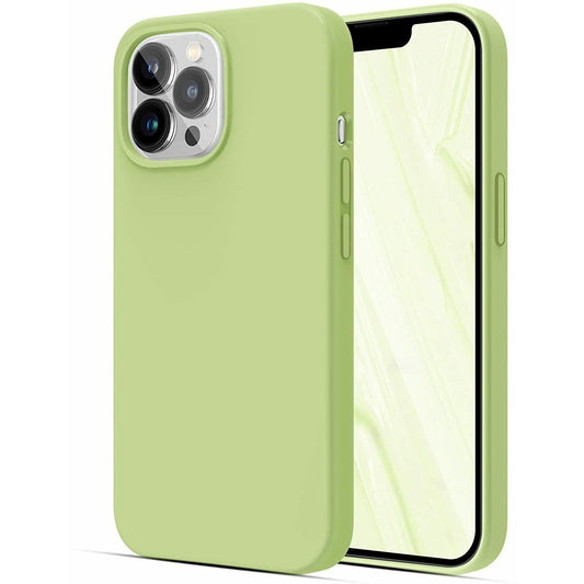 Husa protectie Vivimall compatibila cu Apple iPhone 13 Mini Matte Tpu Verde Mat - vivimall.ro