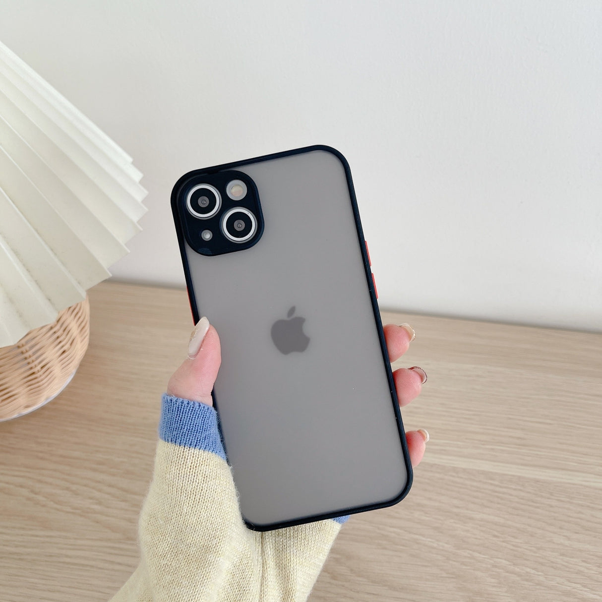 Husa protectie Flippy compatibila cu Apple iPhone 13 Mini Phantom Tpu Negru - vivimall.ro