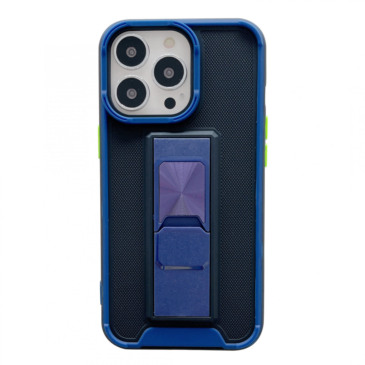 Husa protectie Flippy compatibila cu Apple iPhone 13 Pro Defender Model 5 cu suport,Albastru - vivimall.ro