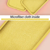 Husa protectie Flippy compatibila cu Apple iPhone 13 Pro Liquid Silicone Ring cu suport rotativ Galben - vivimall.ro